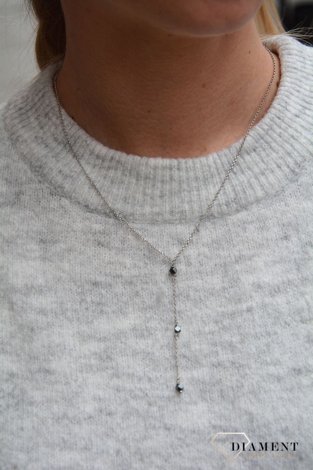 Srebrny naszyjnik krawatka Dall'Acqua C RM 20227 036 (2).JPG